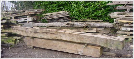 Cleaned Reclaimed Oak Beams Cleaned Reclaimed Oak Beams