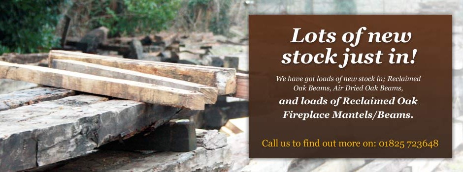 Lots of Oak Beams in Stock