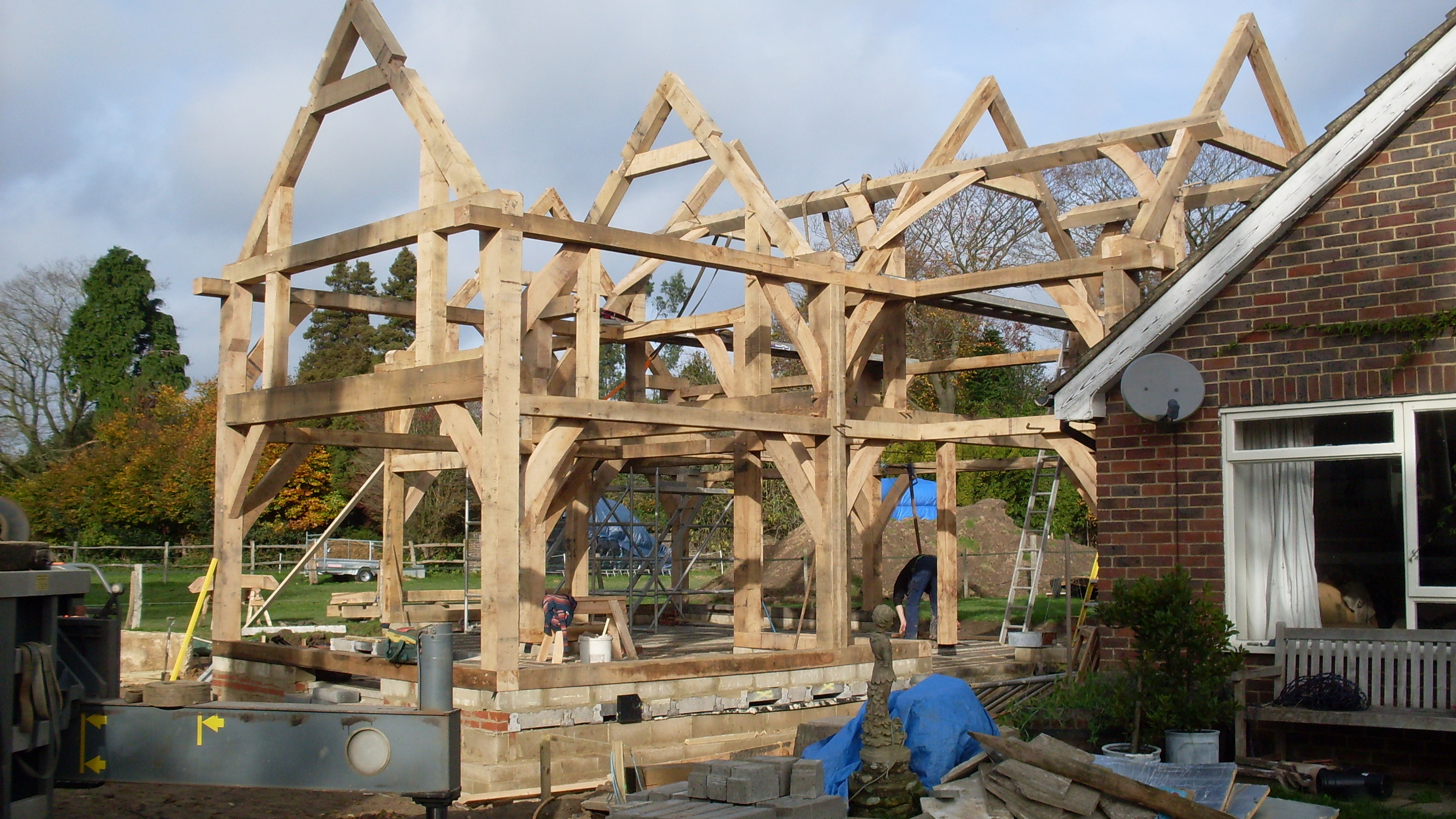 structural oak beams for