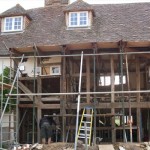 A man working on the home renovation