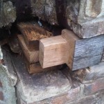 An oak repair section joint