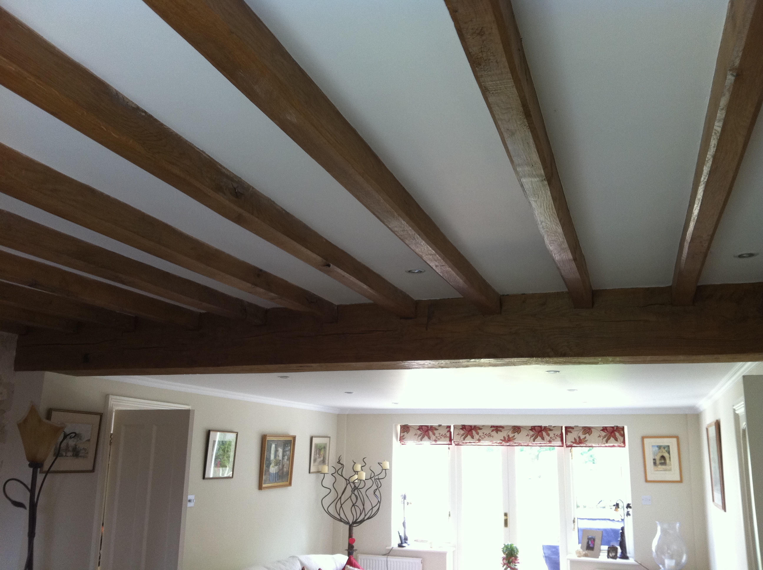 Air Dried Oak Ceiling Beams Tradoak Case Study
