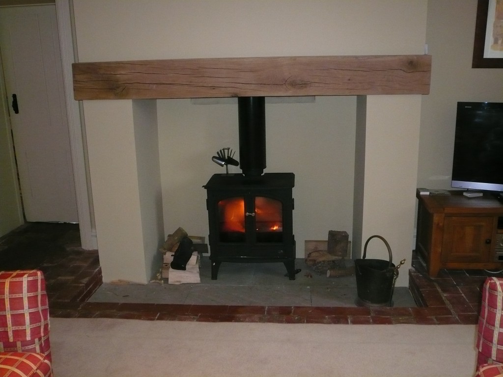 Oak Fireplace Mantels Fitted