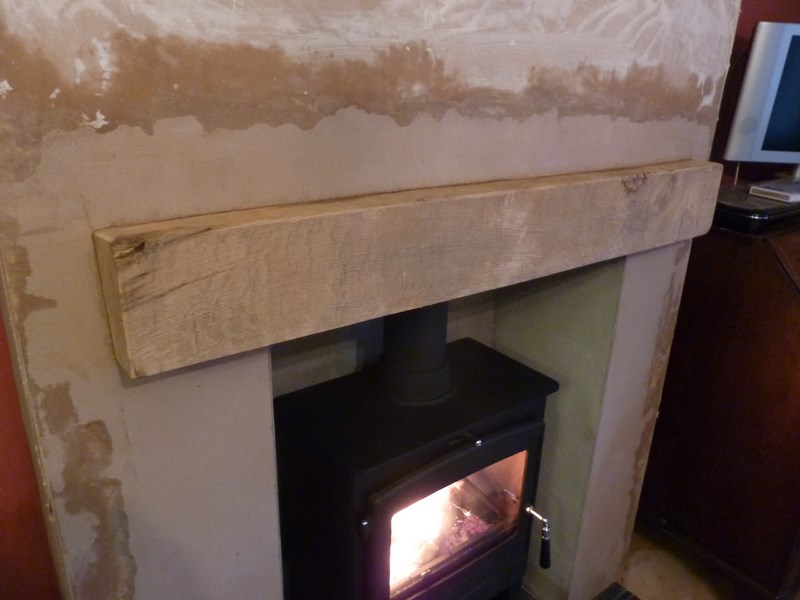 Oak Fireplace Mantels Fitted