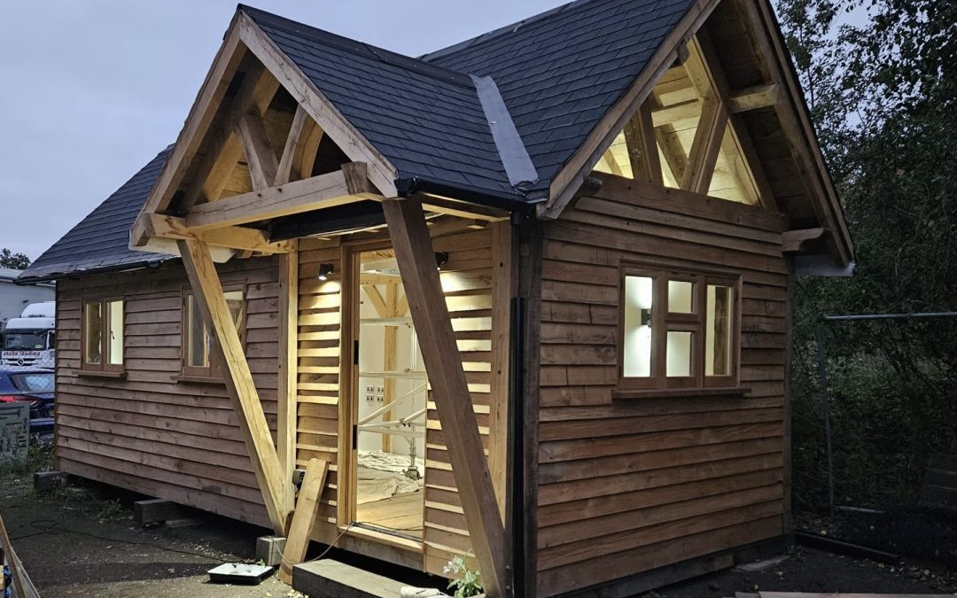 Building Our Dream: Crafting a Portable Oak-Framed Office in Our Sussex Yard