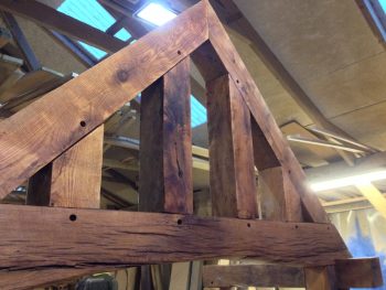 Oak trusses very close.