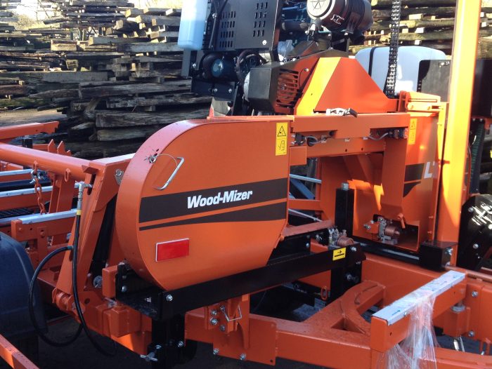 A close look from a wood-mizer