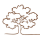 An oak tree which represents the logo company and is the link to the homepage