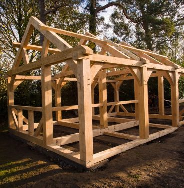 An oak-framed build.