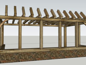 3D design full garden frame.